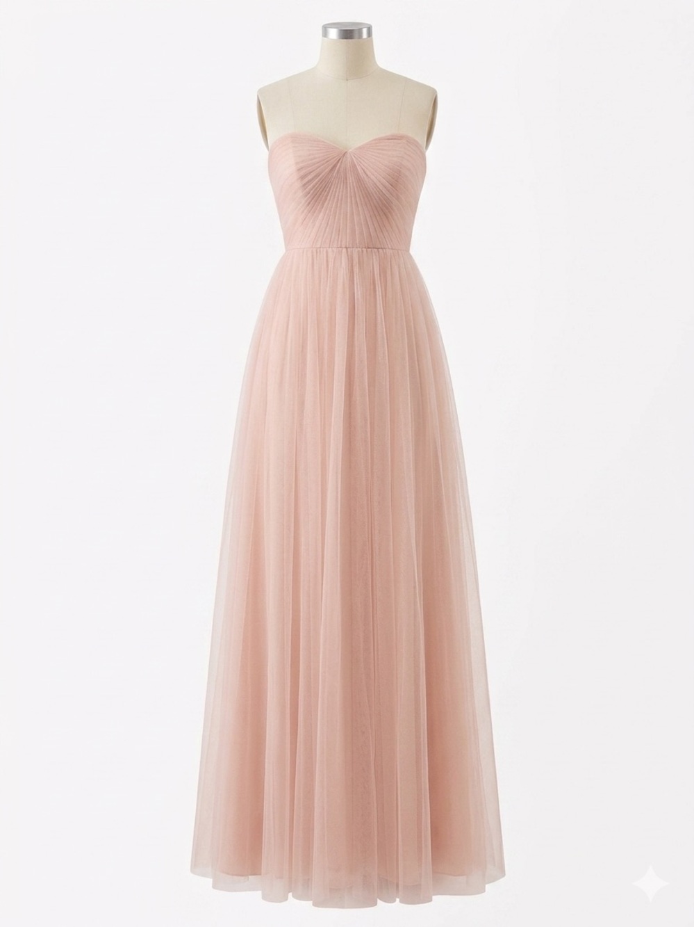 Jenny Yoo Sz 2  Annabelle convertible dress gown cameo pink